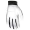 Mcr Safety 914 Mechanics Gloves, Goatskin Palm, Spandex Back, S, Black/White 914S - alternate 3