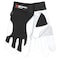 Mcr Safety 906DP Mechanics Gloves, Goatskin Palm, Nylon, Spandex Back, M, Black/White 906DPM - alternate 2