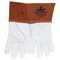 Mcr Safety 4955 Welding Leather Glove, Gauntlet Cuff, Wing Thumb, Premium Cowhide, M, 12 PK 4955M - alternate 2