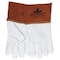 Mcr Safety 4955H Welding Leather Glove, Gauntlet Cuff, Wing Thumb, Premium Cowhide, M, 12 PK 4955HM - alternate 2