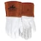 Mcr Safety 4955H Welding Leather Glove, Gauntlet Cuff, Wing Thumb, Premium Cowhide, M, 12 PK 4955HM - alternate 1