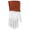 Mcr Safety 4955H Welding Leather Glove, Gauntlet Cuff, Wing Thumb, Premium Cowhide, M, 12 PK 4955HM - alternate 3