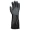 Mcr Safety CP25 Chemical Resistant Gloves, Butyl, 14 in L, 25 mil, Black, M, 1 PR CP25RM - alternate 2