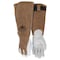 Mcr Safety 4892 Welding Leather Glove, Slip-On Cuff, Wing Thumb, Premium Goatskin, M, 1 PR 4892M - alternate 1