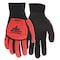 Mcr Safety Coated Gloves, Nitrile, Dotted, Palm, 3 Abrasion Level, Black/Red/White, 2XL 12 PK UT1950XXL - alternate 1