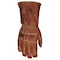 Mcr Safety Leather Drivers Gloves, Goatskin ( Double Palm ), Gauntlet, Wing Thumb, Gunn - Full Back Cut, Brown MU3624GKM - alternate 2