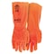 Mcr Safety N2658HVO Chemical Resistant Gloves, PVC, 14 in L, 15 ga, Orange, S, 1 PR N2658HVOS - alternate 1