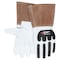 Mcr Safety Leather Drivers Gloves, Gauntlet, White / White/Brown, L, 12 PK 48406L - alternate 3