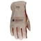 Mcr Safety Leather Drivers Gloves, Cowhide ( Double Palm ), Shirred Slip-On, Keystone Thumb, Gray/Brown, S MU3213DPS - alternate 3