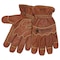 Mcr Safety Leather Drivers Gloves, Goatskin ( Double Palm ), Shirred Slip-On, Wing Thumb, Gunn - Full Back Cut MU3624M - alternate 2