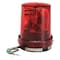 Vitalite Warning Light, Red, LED, 120V AC, 60 FPM, 5 1/8 in Dia., 1/2 in NPT Pipe 121SLED-120R-M1 - alternate 1
