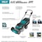 Makita 36V (18V X2) LXT BL 21" Self-Propelled Mower Kit, 4 Batteries (5.0Ah) XML08PT1 - alternate 2