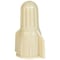 3M Twist-On Wire Connector, 8 AWG Max, Tan, Polypropylene Insulation, 600 V, 100 PK SG-T POUCH - alternate 1