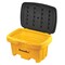 Snowex Yellow Salt Box, Plastic, 6 cu ft Volume Capacity 2FGV7 - alternate 2