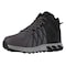 Reebok Men's Athletic High-Top Shoe, Alloy Toe, Microfiber/Mesh Upper, Rubber Outsole, Lace Up, Gray, W RB3404 - alternate 2