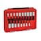 Proto 1/2 in Drive Hex Bit Set Metric, SAE 18 Pieces 1/4 in to 3/4 in, 6 mm to 19 mm , Chrome J54318H - alternate 3