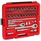 Proto 3/8 in, 1/2 in Drive Socket Set Metric, SAE 52 Pieces 3/8 in to 1 1/8 in, 5.5 mm to 23 mm , Chrome J52352S - alternate 3
