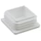 Caplugs Square Furniture Glide, PK500 SQR-2-10-14 WHT 638367JB - alternate 2