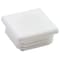 Caplugs Square Furniture Glide, PK500 SQR-2-10-14 WHT 638367JB - alternate 1