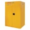 Condor Hazardous Material Storage Cabinet, 120 gal, 2 Shelves, Steel, 59 in W x 65 in H x 34 in D, Yellow 1120M-50-CONDOR - alternate 1