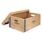 Smoothmove 24 in x 15 in x 10 in Moving Box, Kraft, Blue Printing, Kraft Corrugated Board, Double Wall, 32 ECT 0066001 - alternate 1