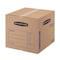 Smoothmove 18 in x 18 in x 16 in Moving Box, Kraft, Blue Printing, Kraft Corrugated Board, Single Wall, 32 ECT 7713901 - alternate 1