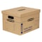 Smoothmove 15 in x 12 in x 10 in Moving Box, Kraft, Blue Printing, Kraft Corrugated Board, Double Wall, 32 ECT 7714203 - alternate 1