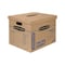 Smoothmove Moving Box, Kraft Corrugated Board, Kraft, Blue Printing, 10 PK 7717204 - alternate 1