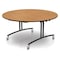 Palmer Hamilton Round Folding Table, 60 in W, 30 in H, Golden Oak PHLIP20-3060RD-OB - alternate 1