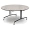 Palmer Hamilton Round Folding Table, 60 in W, 30 in H, White Nebula PHLIP20-3060RD-WNB - alternate 1