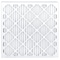 Zoro Select 24x24x2 Pleated Air Filter, High Capacity, Synthetic, MERV 13, 1.0 to 3.0 micron 60RD84 - alternate 1