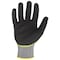 Ironclad Performance Wear Coated Glove, Nitrile, Sandy, Palm, Not Rated Abrasion Level, Black/Gray/White, S (7) R-NTR-02-S - alternate 2
