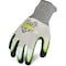 Ironclad Performance Wear Coated Glove, Nitrile, Sandy, Palm, Not Rated Abrasion Level, Black/Gray/White, S (7) R-NTR-02-S - alternate 1