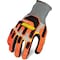 Ironclad Performance Wear Knit Glove, Cut Level A1 , Double Dipped , Nitrile , Sandy , L R-EXO-04-L - alternate 1