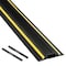 D-Line Cable Protector, 9/16 in H, 30 ft L, 3-1/4 in W, 1 Channel, Black, Yellow US/FC83H/9M - alternate 1