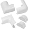 D-Line Accessory Multipack, 3 1/4 in L, 2 in W, 1 Channel, PVC, White US/CLOAP5025W - alternate 1
