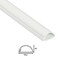 D-Line Raceway, 9/16 in H, 5 ft L, 1-3/16 in W, 1 Channel, PVC, White US/5FT3015W - alternate 2