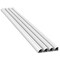 D-Line Hinge and Click Lock, Quarter Round Series, 4 Channel, 7/8 in W, 7/8 in H, 60 in L, White US/5FT22QSWKIT001 - alternate 2