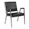 Flash Furniture Contemporary Chair Hercules Bariatric Armchair, Blk Vinyl, Fixed Arms, 18" Height, Vinyl XU-DG-60443-670-1-BK-VY-GG - alternate 1