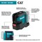 Makita Self-Leveling Cross-Line Laser SK106DZ - alternate 2