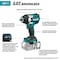 Makita Impact Wrench Kit, 18 V DC, Square XWT17T - alternate 2