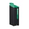 Rubbermaid Commercial 15 gal Square Recycling Can, Flat with Top Opening, Black, 1 Openings 2078991 - alternate 2