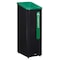Rubbermaid Commercial 15 gal Square Recycling Can, Flat with Top Opening, Black, 1 Openings 2078991 - alternate 1