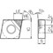 Kyocera Diamond Turning Insert, CNMM4305MKPD010 CNMM4305MKPD010 - alternate 2