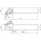 Kyocera Indexable Turning Toolholder DDJNR164DJCT - alternate 2