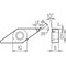 Kyocera Diamond Turning Insert, VCMT15151SEKPD001 VCMT15151SEKPD001 - alternate 2