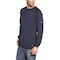 Ariat Men's FR Henley Longsleeve Tee, Buttons, Navy, M 10013518 - alternate 1
