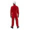 Ansell Coveralls, Collared Coverall, Polyester, Zipper, Hook-and-Loop Cuff, Taped Seam 66-667 - alternate 2