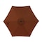 Island Umbrella Hexagon Umbrella Coffee NU6829 - alternate 2