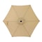 Island Umbrella Hexagon Umbrella Champagne NU6830 - alternate 2